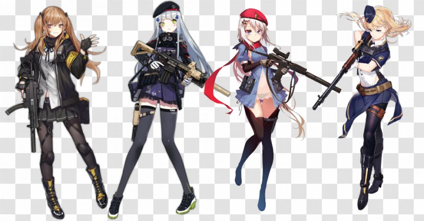 Girls' Frontline Heckler & Koch HK416 FG 42 萌娘百科 散爆網絡 - Heart - Bulan Sabit Transparent PNG