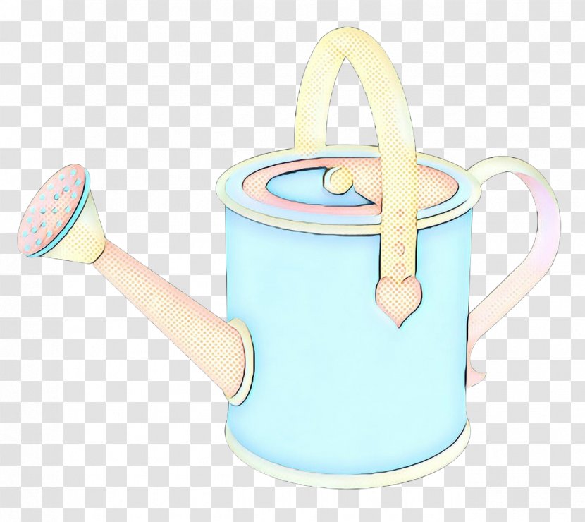 Pop Art Retro Vintage - Turquoise - Cup Watering Can Transparent PNG