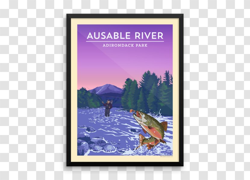 Adirondack Park Ausable River Raquette Lake Pure Adirondacks - Advertising - Iceland Attractions Map Transparent PNG