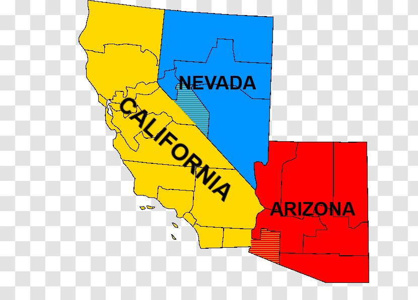 Nevada County, California Arizona Road Map - Brand Transparent PNG