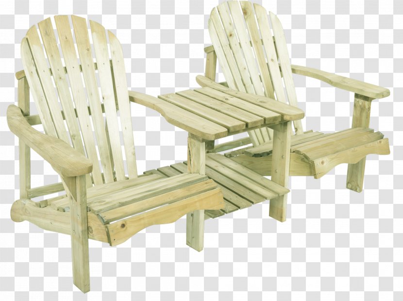 Table Deckchair Furniture Wood - Couch Transparent PNG