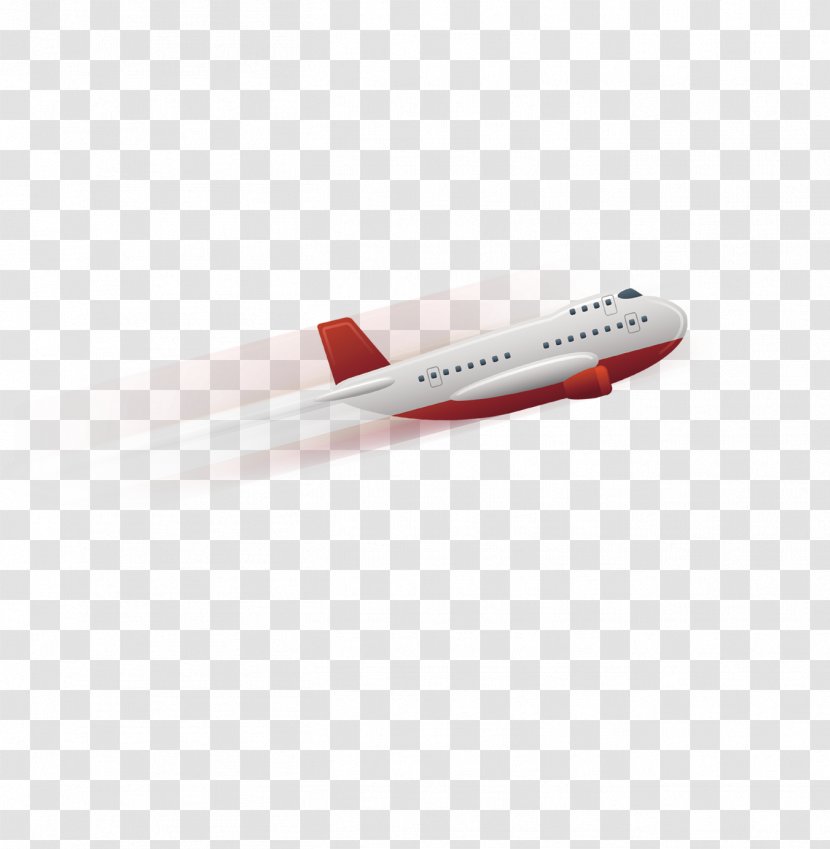 Airline Sky Pattern - Red - Cartoon Aviation Aircraft Transparent PNG