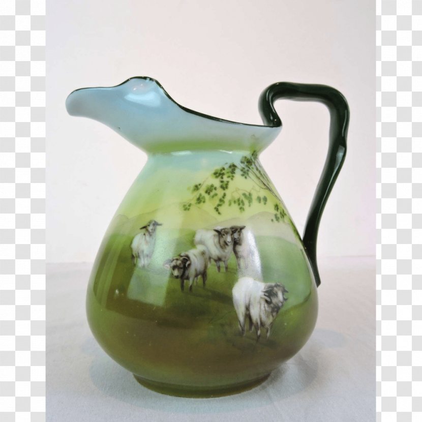Pitcher Ceramic Pottery Jug Tableware - Hand Painted Transparent PNG