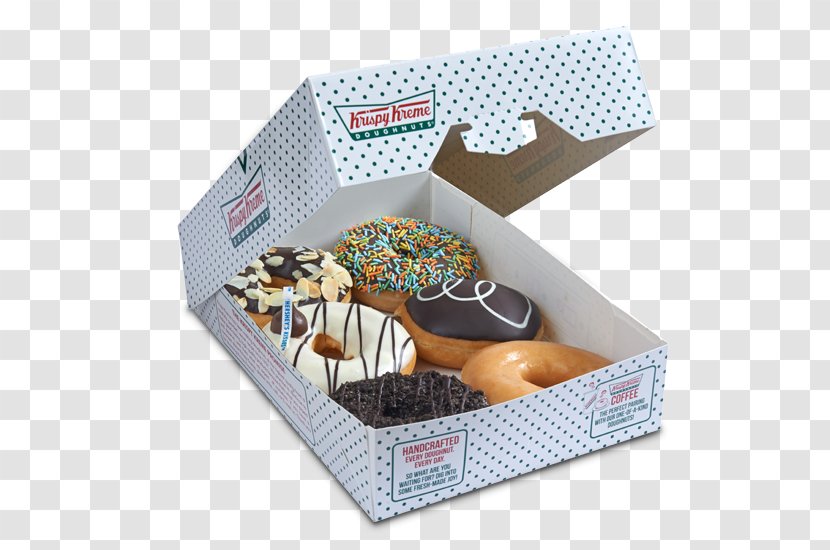 Donuts Krispy Kreme Glaze Label - Carton - Rice Krispie Treat Day Transparent PNG
