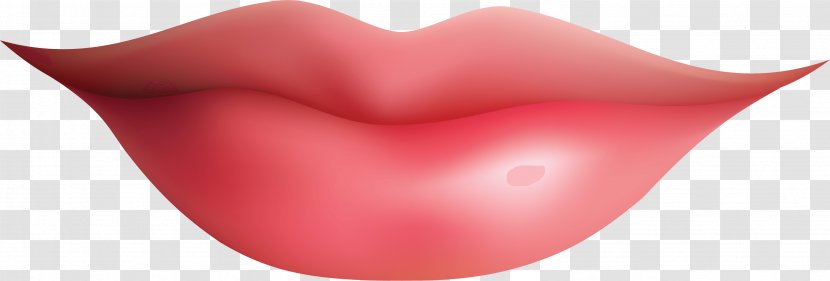 Red Lip Product Design - Lips Image Transparent PNG