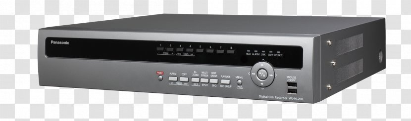 Digital Video Recorders Network Recorder Closed-circuit Television IP Camera - Tape Drive Transparent PNG