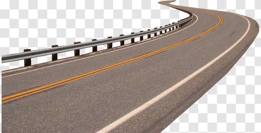 Road Highway Guard Rail - Lane Transparent PNG