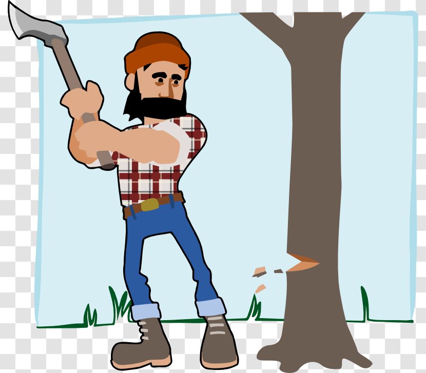 Lumberjack Forestry Continual Improvement Process Man - Forest - Arborist Cliparts Transparent PNG