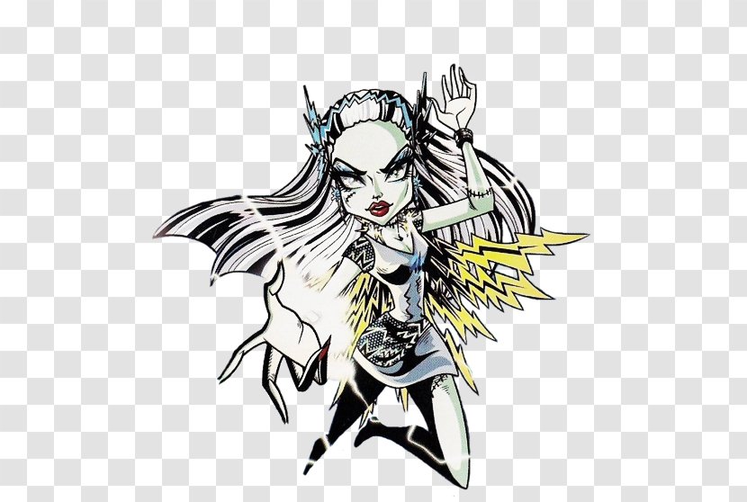 Frankie Stein Ghoul Monster High Doll - Heart Transparent PNG