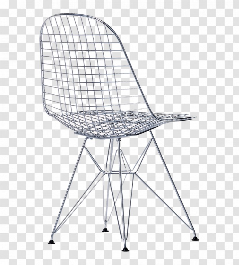 Eames Lounge Chair Wire (DKR1) Vitra Design Museum Charles And Ray - Outdoor Furniture Transparent PNG