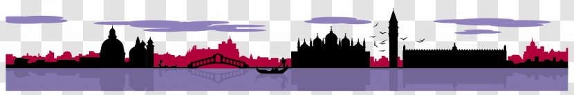 City Silhouette Architecture Building - Drawing - Colorful Transparent PNG