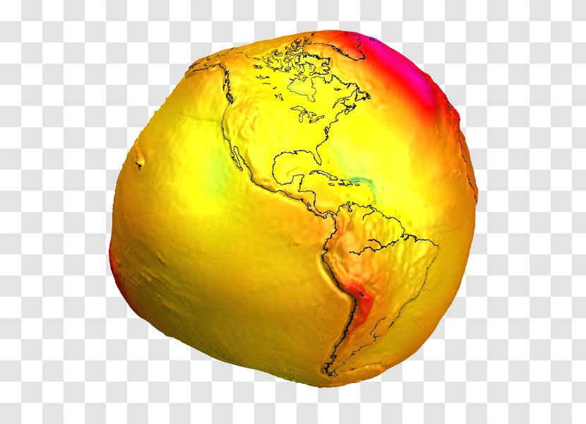 Gravity Of Earth Recovery And Climate Experiment Geoid GFZ German Research Centre For Geosciences - Reference Ellipsoid - Fig Rooster Festival Transparent PNG