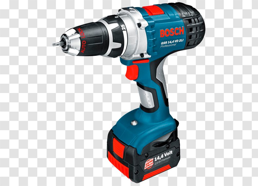 Augers Tool Bosch Robust Series GSR 18 VE-2-LI Professional - Screwdriver - Drill/driverCordless2-speedKeyless Chuck 13 Mm80 N·m2 Batteries18 V 14,4-2 Li Cordless Drill 14.4 1.5 Ah Li-ioScrewdriver Transparent PNG