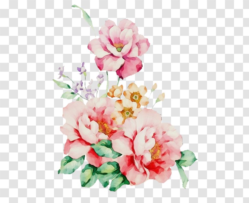 Artificial Flower - Paint - Peony Transparent PNG