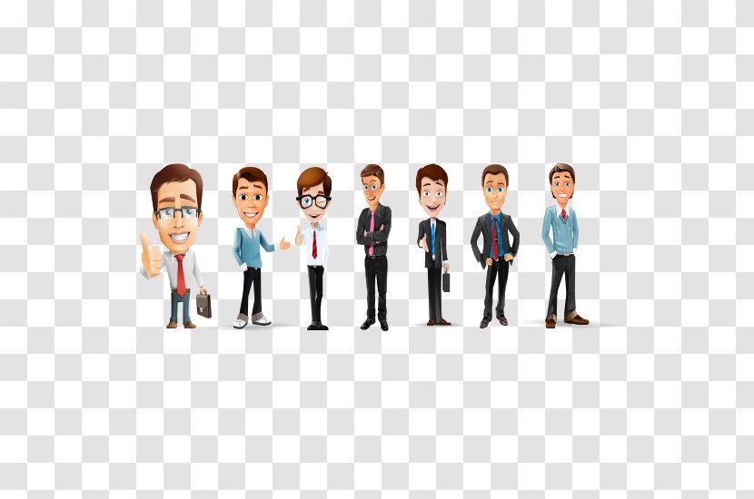 Businessperson Cartoon - Silhouette - Business People Transparent PNG