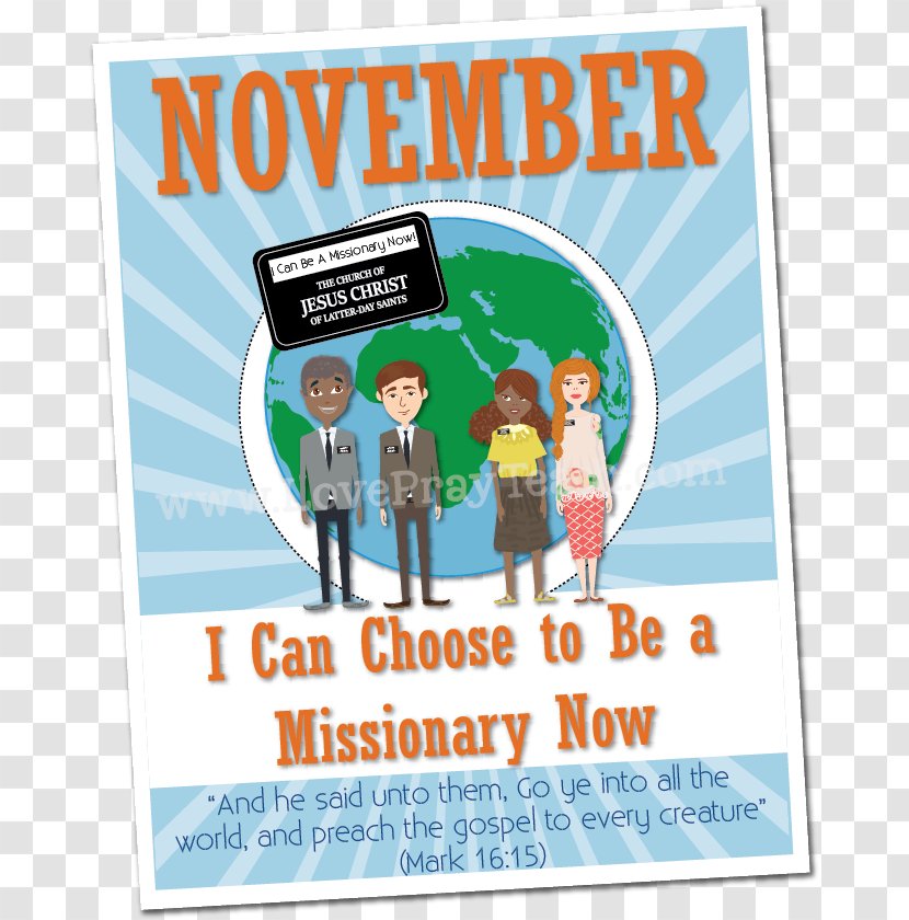 Primary The Church Of Jesus Christ Latter-day Saints Baptism Salt Lake Temple Missionary - Time Poster Transparent PNG