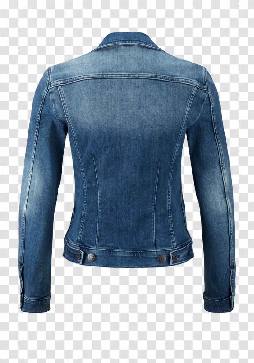 Leather Jacket T-shirt Coat Sweater - Boot - Denim Transparent PNG