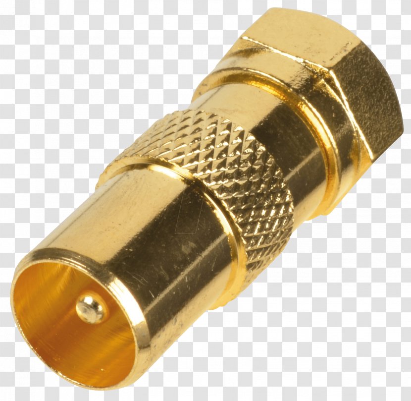 Coaxial Cable F Connector Electrical IEC 60320 International Electrotechnical Commission - Gold-plated Transparent PNG