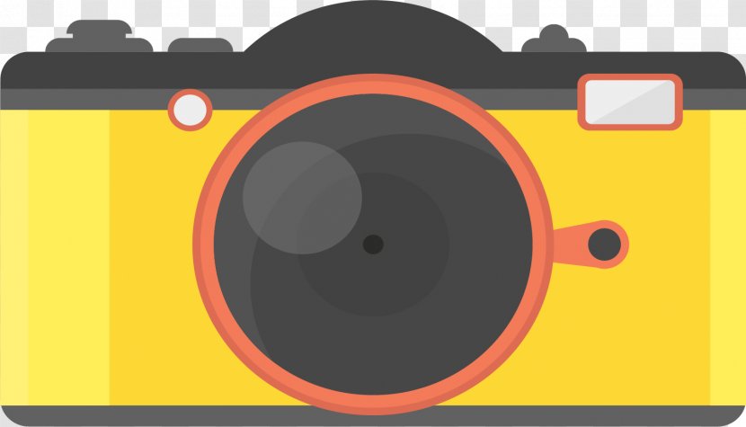 Digital Camera Yellow - Animation - Cartoon Transparent PNG