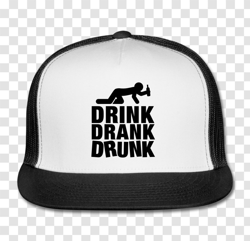 Cap Trucker Hat T-shirt Beer - Silhouette - Drink Drank Drunk Transparent PNG