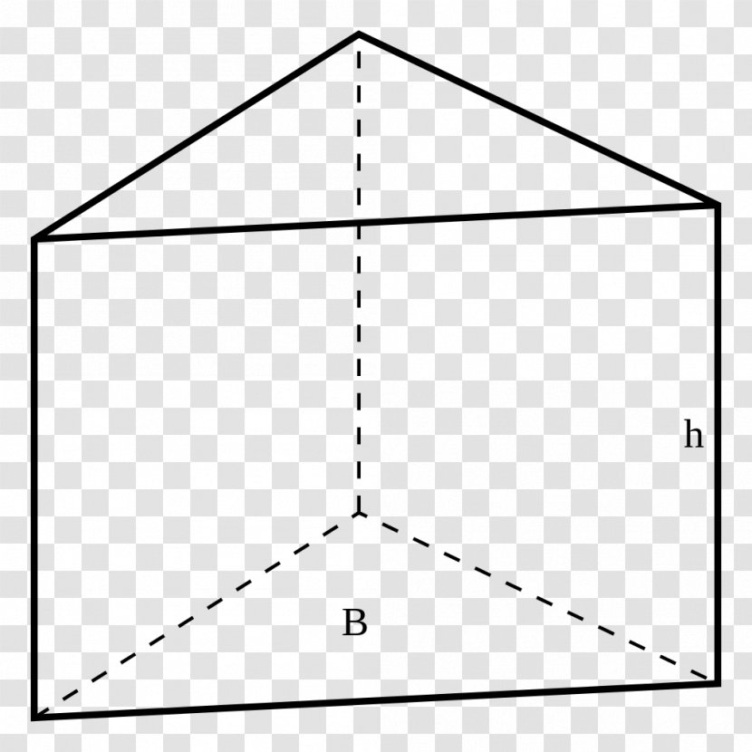 Triangular Prism Triangle Shape Clip Art - Diagram - Rectangle Transparent PNG