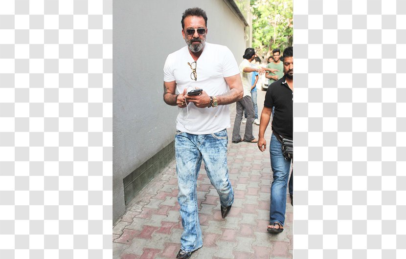 Jeans T-shirt Mumbai Denim Lehren - Shirt - Sanjay Dutt Transparent PNG