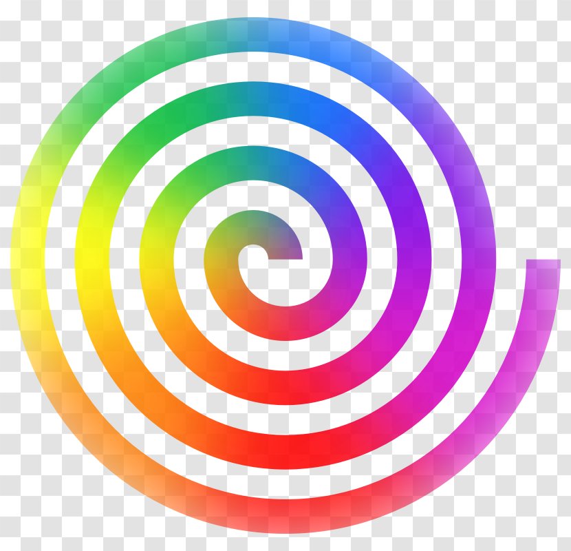 Spiral Rainbow Clip Art - Symbol - Cliparts Transparent PNG