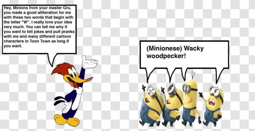 Woody Woodpecker Chilly Willy Minions Humour - Cartoon - Fiction Transparent PNG
