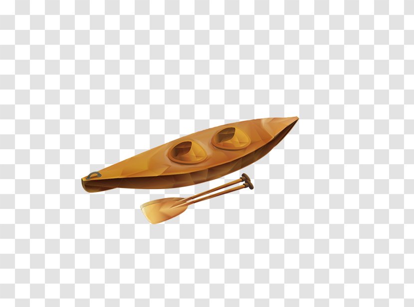 Boat Ship - Boating - Hand-painted Small Wooden Transparent PNG