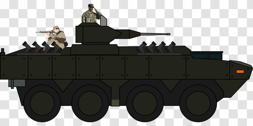 DefTech AV8 Tank Vehicle - Weapon Transparent PNG