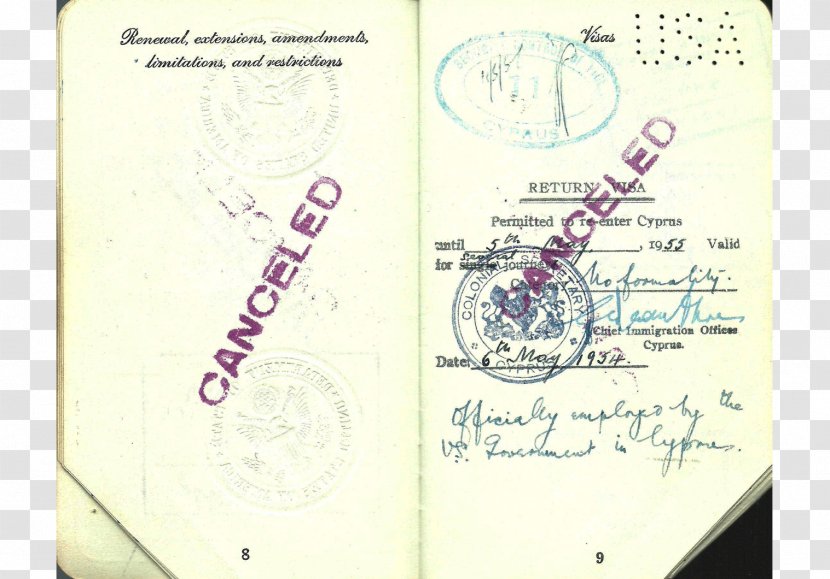 Document Iranian Passport Travel Visa Consulate - United States Transparent PNG