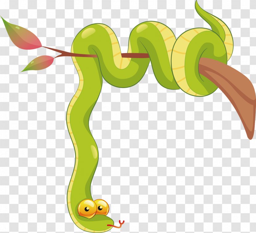 Snake Euclidean Vector - Green Transparent PNG