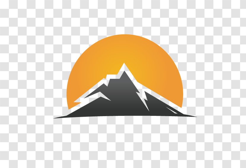 Logo Graphic Design - Symbol - Creative Sunset And Mountain Transparent PNG