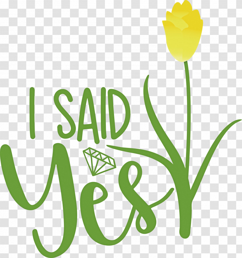 I Said Yes She Said Yes Wedding Transparent PNG