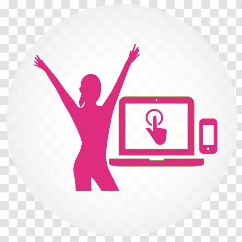 Logo Brand Technology Pink M - Magenta Transparent PNG