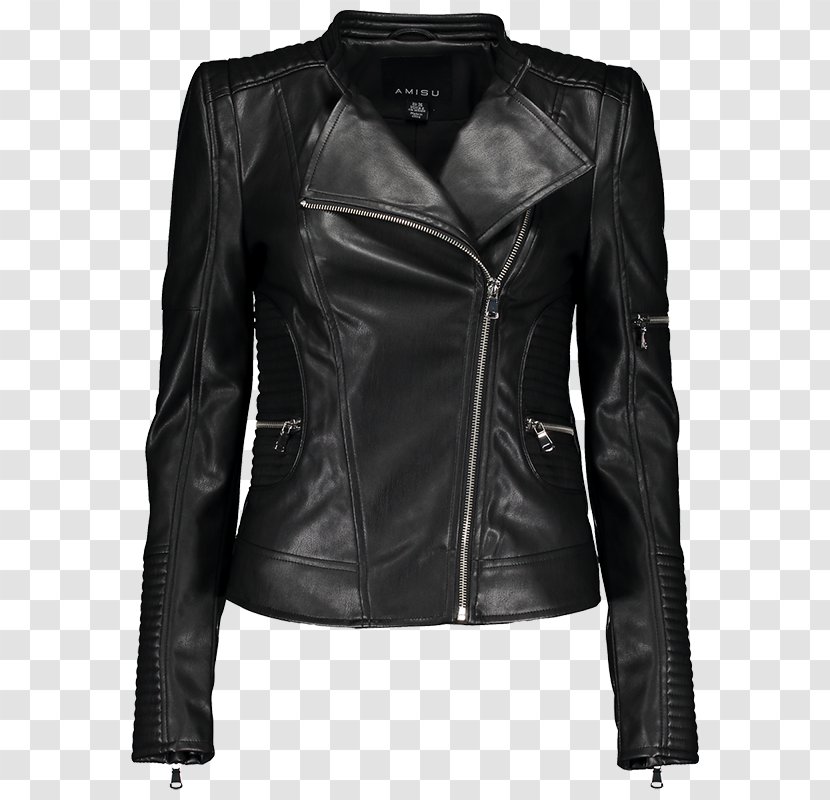 Leather Jacket Black M - Autumn Is New Transparent PNG