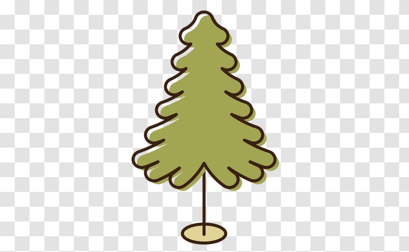 Christmas Tree Drawing Spruce - Pine Transparent PNG