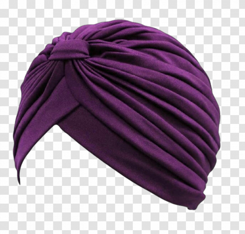 Turban Violet Beanie Clothing Purple Transparent PNG