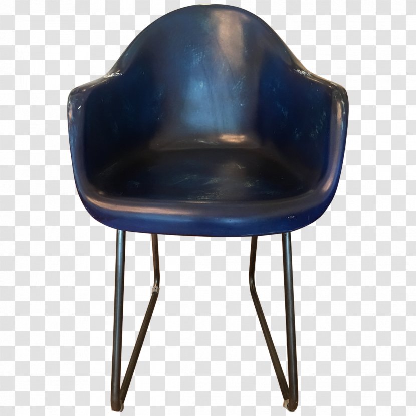 Chair Cobalt Blue Plastic - Furniture - Modern Transparent PNG