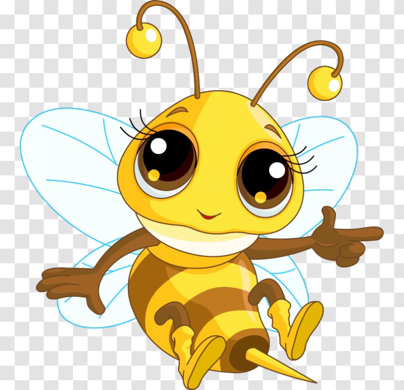 Honey Bee Insect Maya Wasp - Invertebrate Transparent PNG