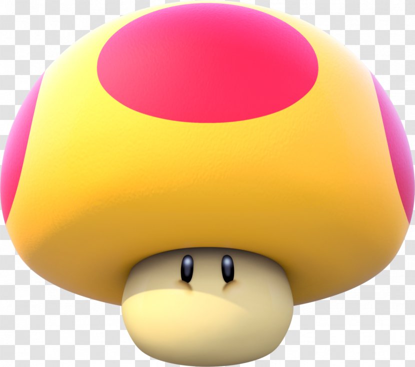 New Super Mario Bros. 2 Kart Wii - Red - Mushroom Transparent PNG