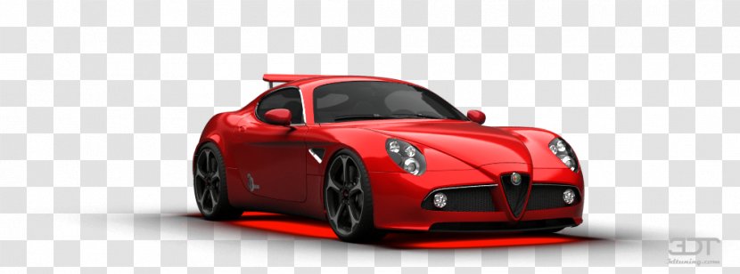 Alfa Romeo 8C Competizione Compact Car Automotive Design - Motor Vehicle Transparent PNG