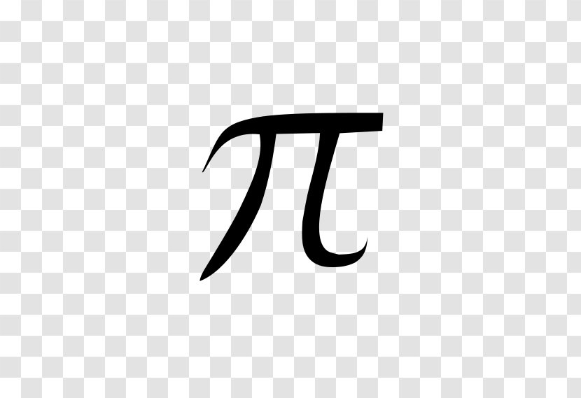 Pi Day Number Mathematics Symbol - Black And White Transparent PNG