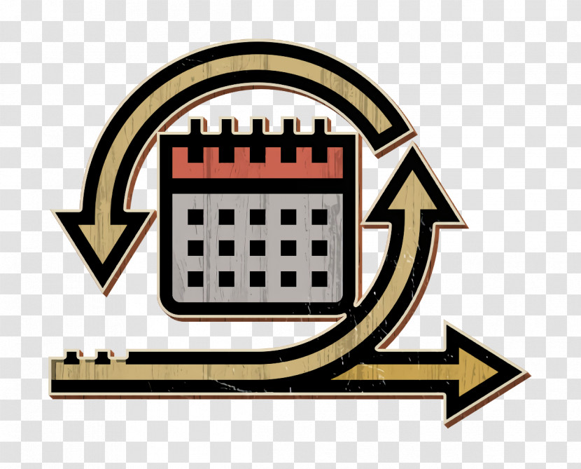 Daily Icon Sprint Icon Scrum Process Icon Transparent PNG