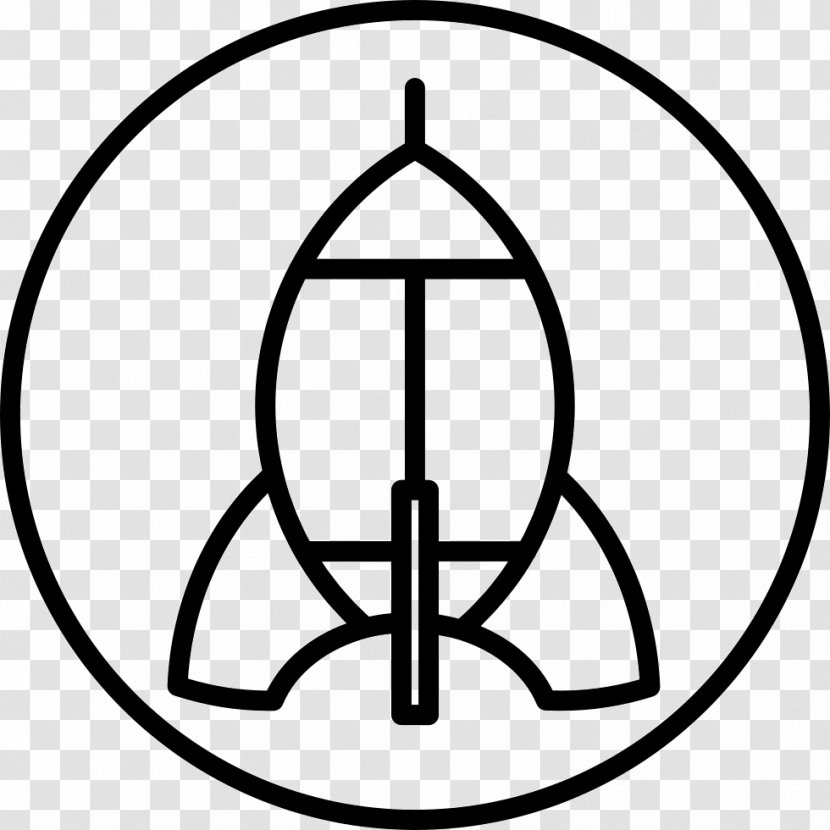 Spacecraft - Line Art - Rocket Transparent PNG