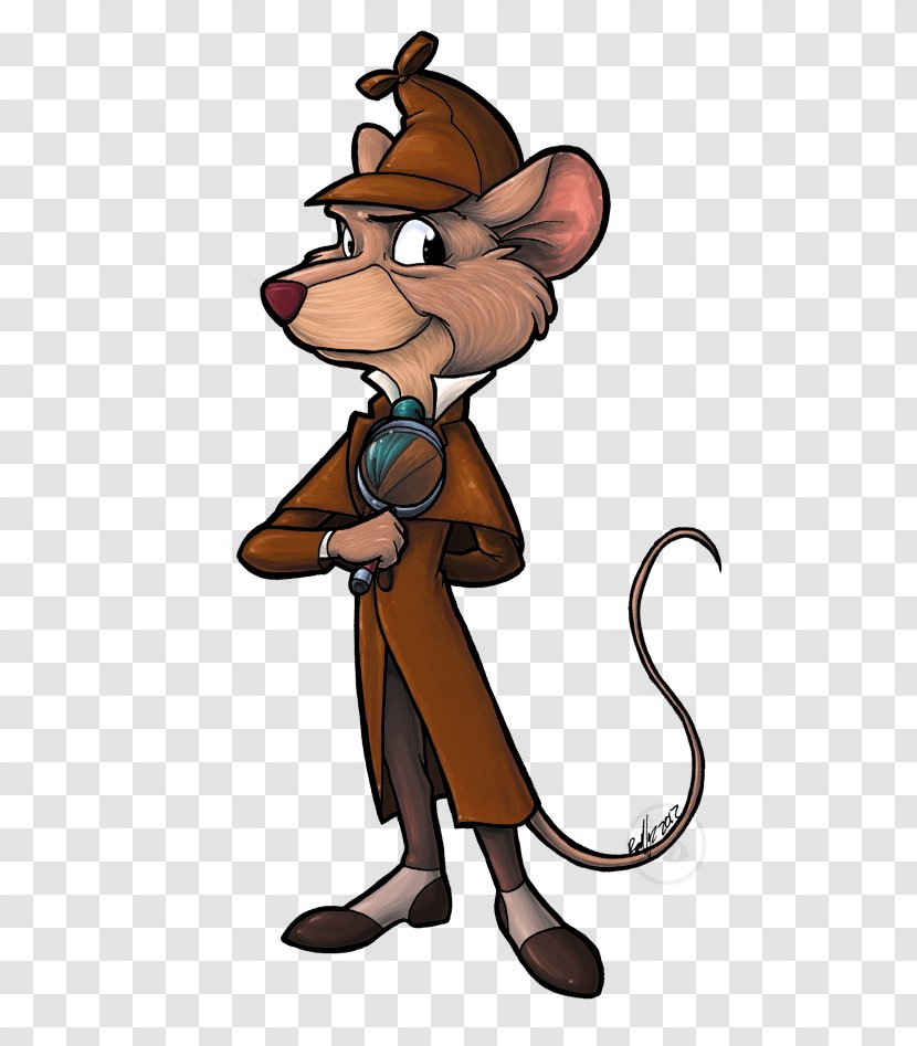 Basil Of Baker Street Dr. David Q. Dawson Mouse Animated Film YouTube - Mythical Creature Transparent PNG