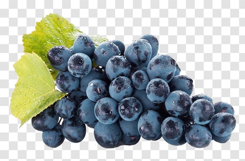 Violet Grape Auglis Antioxidant Anthocyanin - Red Cabbage - A String Of Purple Grapes Transparent PNG