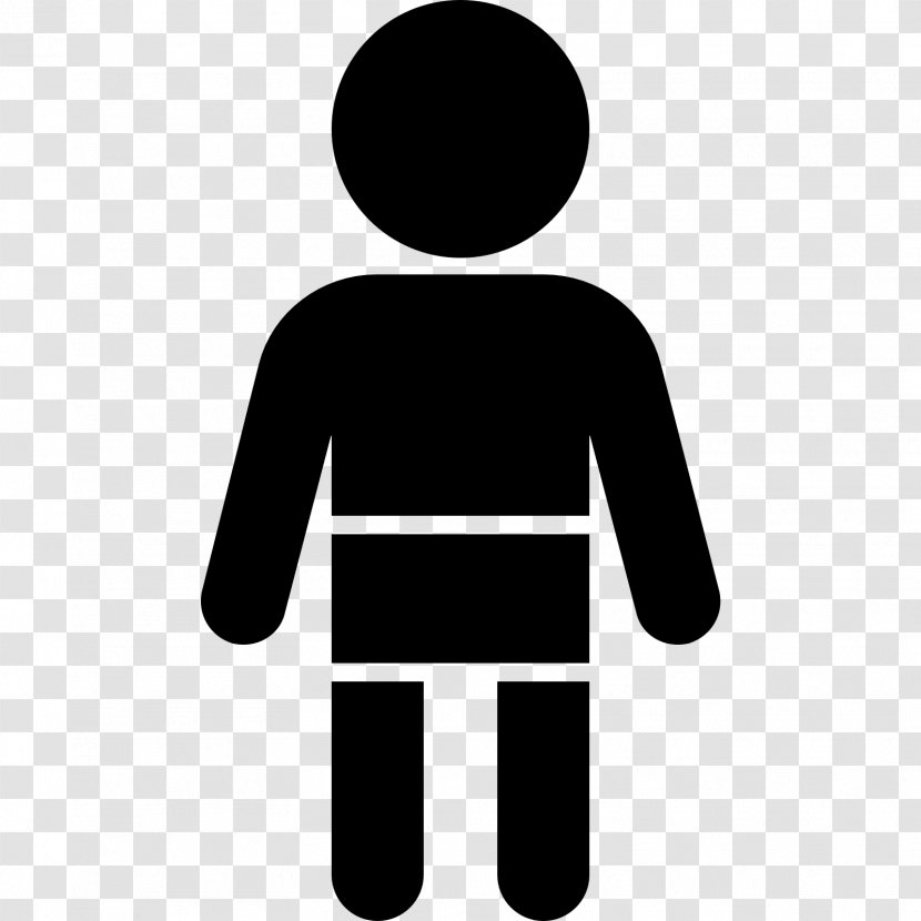 Boy Child Gender Symbol - Black And White - Baby Transparent PNG