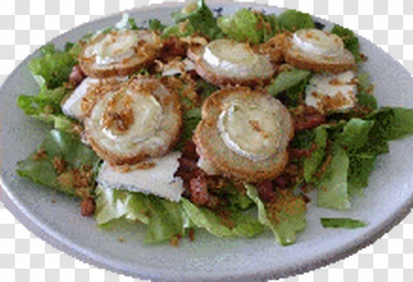 Caesar Salad Chèvre Chaud Lardon Goat Cheese Toast - Recipe Transparent PNG