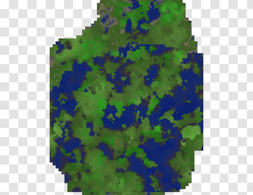 Minecraft World Biome Green Map - The End Transparent PNG
